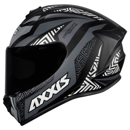 Z*a様 美品NIDECKER/TRACER /BLK/25c CAPACETE AXXIS DRAKEN TRACER PRETO FOSCO COM CINZA E BRANCO